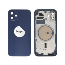 Backcover Blau iPhone 12 (Pulled A)