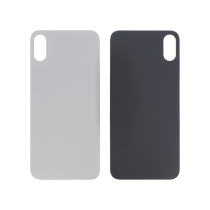 Tapa Trasera Plata iPhone X (Agujero Grande) (Sin logo)