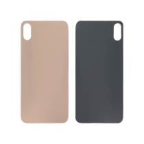 Tapa Trasera Oro iPhone XS Max (Agujero grande) (Sin logo)