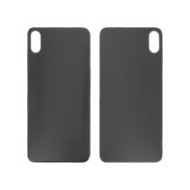 Tapa Trasera Gris Espacial iPhone XS Max (Agujero Grande) (Sin logo)