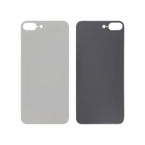 Tapa Trasera Plata iPhone 8 Plus (Agujero Grande) (Sin logo)