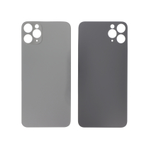 Tapa Trasera Gris Espacial iPhone 11 Pro Max (Agujero Grande) (Sin logo)