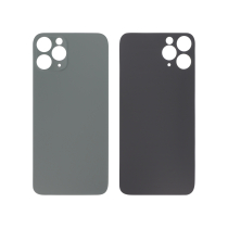 Tapa Trasera verde iPhone 11 Pro (Agujero grande) (Sin logo)