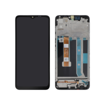 Pantalla completa negra Oppo A15 (Con chasis)