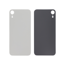 Tapa Trasera blanca iPhone XR (Agujero grande) (Sin logo)