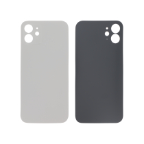 Tapa trasera Plata iPhone 12 (Large Hole) (Sin Logo)