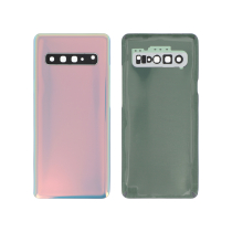 Tapa trasera Plata Galaxy S10 5G (G977B) (Sin logo)
