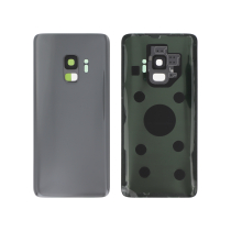 Tapa trasera Plata Galaxy S9 (G960F) (Sin logo)