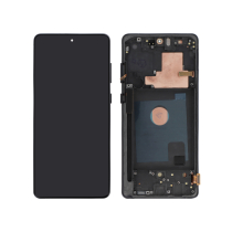 Pantalla completa negra Galaxy Note 10 Lite (N770F) (Con chasis)