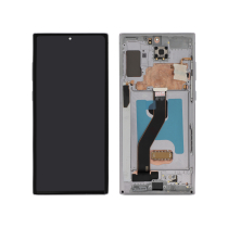Pantalla completa Plata OLED Galaxy Note 10+ (N975F/N976B) (Con chasis)