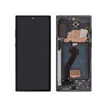 Pantalla completa OLED Negra Galaxy Note 10+ (N975F/N976B) (Con chasis)