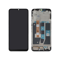 Pantalla completa negra Oppo A16 (Con chasis)