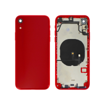 Tapa trasera completa roja iPhone XR (Sin logo)