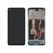 Pantalla completa Negra Oppo A96 (Con chasis) (ReLife)