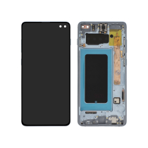 Pantalla completa Azul Galaxy S10+ (G975F) (Con chasis)