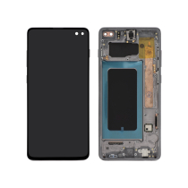 Pantalla completa negra Galaxy S10+ (G975F) (Con chasis)