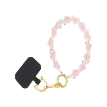 FAIRPLAY Cadena Corta 30cm KIARA (Corazones Rosas)