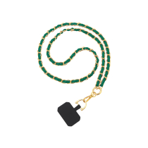 FAIRPLAY Cadena Larga Cuero 120cm DALIA (Verde)