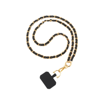 FAIRPLAY Cadena Larga Cuero 120cm DALIA (Negro)