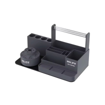 ReLife RL-001H Cajas de almacenamiento con soporte giratorio (Negro)