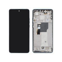 Pantalla completa azul Motorola 40 Edge Neo