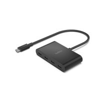 BELKIN Hub 4 Puertos USB-C 3.2 (Negro)