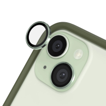 RHINOSHIELD Protección de cámara iPhone 15/15 Plus (Verde)