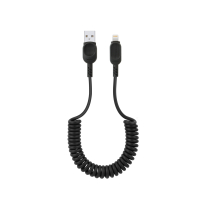 FAIRPLAY Cable Twisted Lightning 1,8m (Negro)