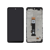 Pantalla Completa Negra Moto G22 (Con chasis)