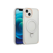 Funda para iPhone 14 Pro Max con anillo de metal MagSafe (transparente)