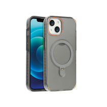 Funda para iPhone 16 Pro Max con anillo de metal MagSafe (negro)
