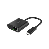 BELKIN Adaptador USB-C a Ethernet + Carga (100 W)