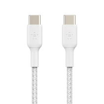 BELKIN Cable Trenzado USB-C a USB-C 2m (Blanco)