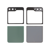 Tapa trasera completa verde Galaxy Z Flip5 (F731B) (Sin logo)