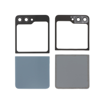 Tapa trasera completa azul Galaxy Z Flip5 (F731B) (Sin logo)