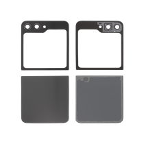 Tapa trasera completa Grafito Galaxy Z Flip5 (F731B) (Sin logo)