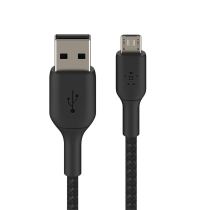BELKIN Cable Trenzado Micro-USB 1m (Negro)