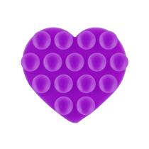 Soporte Ventosa Corazón (Violeta)