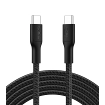 BELKIN Cable Trenzado PCR USB-C a USB-C 240W 2.0 3m (Negro)