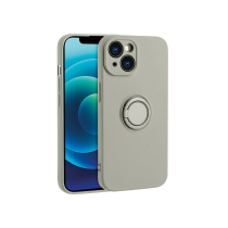 Funda para iPhone 16 Plus con agarre para dedos (gris)