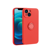 Funda para iPhone 14 Pro Max con agarre para dedos (rojo)