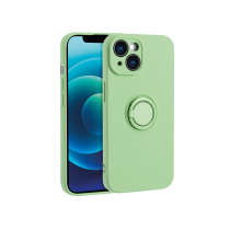 Funda para iPhone 16 Plus con agarre para dedos (verde)