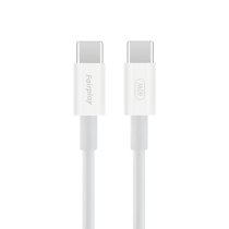 FAIRPLAY Cable 60W USB-C a USB-C 1m (Blanco)
