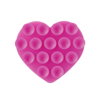 Soporte Ventosa Corazón (Rosa Fucsia)