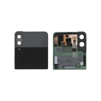 Tapa trasera superior negra Galaxy Z Flip3 5G (F711B)
