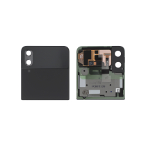 Tapa trasera superior negra Galaxy Z Flip4 (F721B)