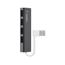 BELKIN Hub de Viaje 4 Puertos USB 2.0 (Negro)