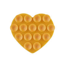 Soporte Ventosa Corazón (Naranja)