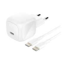 BELKIN Cargador de Pared 45W + Cable USB-C a USB-C 1m (PVC) (Blanco)